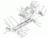 Toro 71184 (12-38XL) - 12-38XL Lawn Tractor, 1994 (4900001-4999999) Ersatzteile FRAME ASSEMBLY