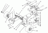 Toro 71184 (12-38XL) - 12-38XL Lawn Tractor, 1994 (4900001-4999999) Ersatzteile FRONT AXLE ASSEMBLY
