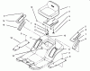 Toro 71184 (12-38XL) - 12-38XL Lawn Tractor, 1994 (4900001-4999999) Ersatzteile SEAT ASSEMBLY