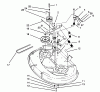 Toro 71184 (12-38XL) - 12-38XL Lawn Tractor, 1995 (5900001-5910000) Ersatzteile BRAKE ASSEMBLY (38" CUTTING UNIT)