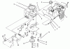 Toro 71184 (12-38XL) - 12-38XL Lawn Tractor, 1995 (5900001-5910000) Ersatzteile ENGINE ASSEMBLY
