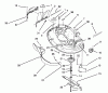 Toro 71184 (12-38XL) - 12-38XL Lawn Tractor, 1995 (5900001-5910000) Ersatzteile HOUSING & SPINDLE ASSEMBLY (38" CUTTING UNIT)