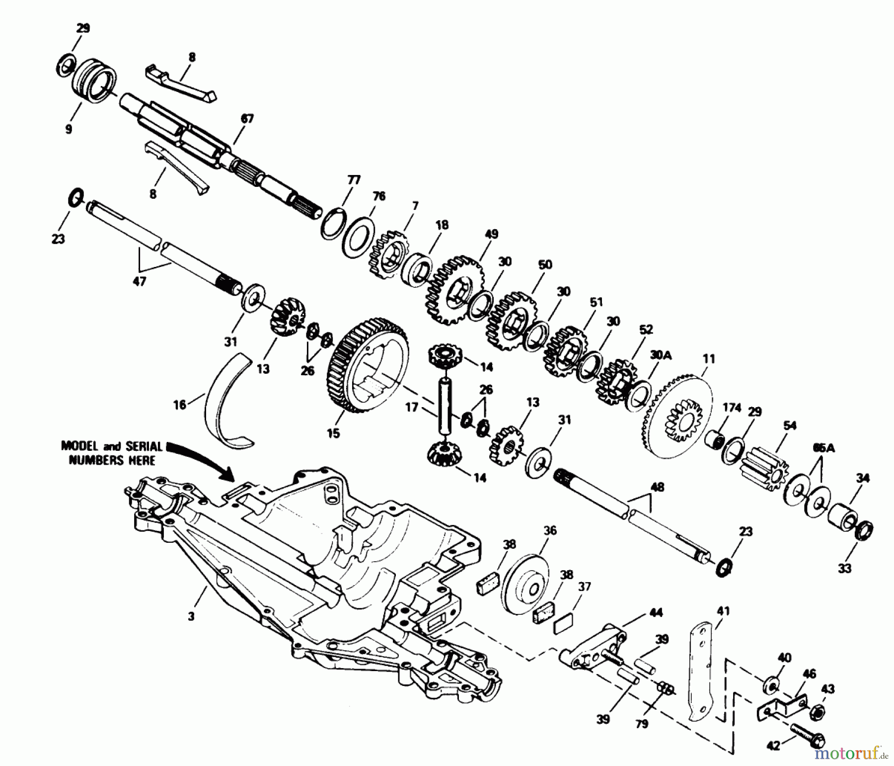  Toro Neu Mowers, Lawn & Garden Tractor Seite 1 71184 (12-38XL) - Toro 12-38XL Lawn Tractor, 1995 (5900001-5910000) PEERLESS TRANSAXLE MODEL NO. 915-020 #2