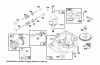 Toro 71184 (12-38XL) - 12-38XL Lawn Tractor, 1996 (6900001-6999999) Ersatzteile ENGINE BRIGGS & STRATTON MODEL 286707-0453-01 #2