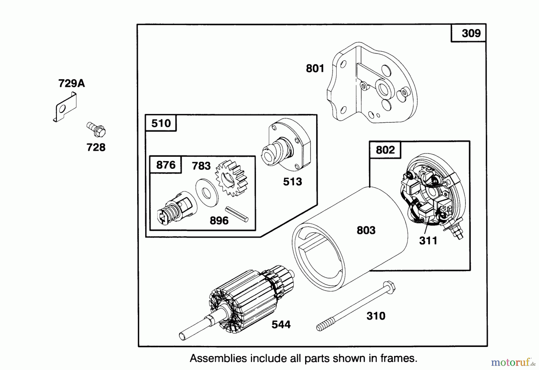 Toro Neu Mowers, Lawn & Garden Tractor Seite 1 71184 (12-38XL) - Toro 12-38XL Lawn Tractor, 1996 (6900001-6999999) ENGINE BRIGGS & STRATTON MODEL 286707-0453-01 #7