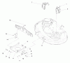 Toro 71185 (13-38XL) - 13-38XL Lawn Tractor, 1996 (6900001-6999999) Ersatzteile DECK SUSPENSION & BELT GUIDE ASSEMBLY