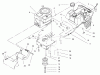 Toro 71185 (13-38XL) - 13-38XL Lawn Tractor, 1996 (6900001-6999999) Ersatzteile ENGINE ASSEMBLY