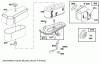 Toro 71185 (13-38XL) - 13-38XL Lawn Tractor, 1996 (6900001-6999999) Ersatzteile ENGINE BRIGGS & STRATTON MODEL 28M707-0127-01 #5