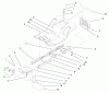 Toro 71185 (13-38XL) - 13-38XL Lawn Tractor, 1996 (6900001-6999999) Ersatzteile FRAME ASSEMBLY