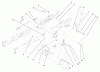 Toro 71185 (13-38XL) - 13-38XL Lawn Tractor, 1996 (6900001-6999999) Ersatzteile HEIGHT OF CUT ASSEMBLY