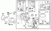 Toro 71188 (12-32XL) - 12-32XL Lawn Tractor, 1996 (6900001-6999999) Ersatzteile BRIGGS & STRATTON MODEL 282707-0119-01
