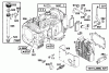 Toro 71188 (12-32XL) - 12-32XL Lawn Tractor, 1996 (6900001-6999999) Ersatzteile ENGINE BRIGGS & STRATTON MODEL 283707-0156-01 #1