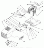 Toro 71188 (12-32XL) - 12-32XL Lawn Tractor, 1996 (6900001-6999999) Ersatzteile HOOD ASSEMBLY