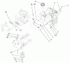Toro 71188 (12-32XL) - 12-32XL Lawn Tractor, 1997 (7900001-7999999) Ersatzteile GAS TANK & ENGINE PULLEY ASSEMBLY