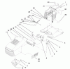 Toro 71188 (12-32XL) - 12-32XL Lawn Tractor, 1997 (7900001-7999999) Ersatzteile HOOD ASSEMBLY
