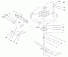 Toro 71188 (12-32XL) - 12-32XL Lawn Tractor, 1997 (7900001-7999999) Ersatzteile SPINDLE & BLADE ASSEMBLY