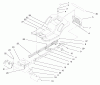 Toro 71189 (12-32XL) - 12-32XL Lawn Tractor, 1998 (8900001-8999999) Ersatzteile FRAME ASSEMBLY