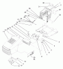 Toro 71189 (12-32XL) - 12-32XL Lawn Tractor, 1998 (8900001-8999999) Ersatzteile HOOD ASSEMBLY