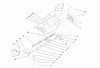 Toro 71190 (13-38XL) - 13-38XL Lawn Tractor, 1997 (7900001-7999999) Ersatzteile FRAME ASSEMBLY