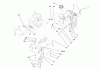 Toro 71190 (13-38XL) - 13-38XL Lawn Tractor, 1997 (7900001-7999999) Ersatzteile GAS TANK & ENGINE PULLEY ASSEMBLY