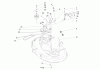 Toro 71190 (13-38XL) - 13-38XL Lawn Tractor, 1997 (7900001-7999999) Ersatzteile PULLEY & BELT ASSEMBLY (38" CUTTING UNIT)