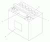 Toro 71190 (13-38XL) - 13-38XL Lawn Tractor, 1998 (8900001-8999999) Ersatzteile BATTERY ASSEMBLY