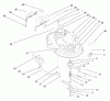 Toro 71190 (13-38XL) - 13-38XL Lawn Tractor, 1998 (8900001-8999999) Ersatzteile DECK ASSEMBLY (38" CUTTING UNIT)
