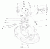 Toro 71190 (13-38XL) - 13-38XL Lawn Tractor, 1998 (8900001-8999999) Ersatzteile PULLEY & BELT ASSEMBLY (38" CUTTING UNIT)