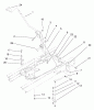 Toro 71190 (13-38XL) - 13-38XL Lawn Tractor, 1998 (8900001-8999999) Ersatzteile SHIFT ASSEMBLY