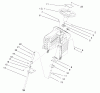 Toro 71190 (13-38XL) - 13-38XL Lawn Tractor, 1998 (8900001-8999999) Ersatzteile STEERING ASSEMBLY