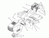 Toro 71191 (13-38HXL) - 13-38HXL Lawn Tractor, 1994 (4900001-4999999) Ersatzteile HOOD ASSEMBLY