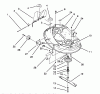 Toro 71191 (13-38HXL) - 13-38HXL Lawn Tractor, 1994 (4900001-4999999) Ersatzteile HOUSING & SPINDLE ASSEMBLY (38" CUTTING UNIT) (MODEL NO. 71213 ONLY)