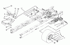 Toro 71191 (13-38HXL) - 13-38HXL Lawn Tractor, 1994 (4900001-4999999) Ersatzteile SPEED CONTROL & REAR WHEEL ASSEMBLY