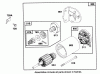 Toro 71191 (13-38HXL) - 13-38HXL Lawn Tractor, 1995 (5900001-5910000) Ersatzteile ENGINE BRIGGS & STRATTON MODEL 28M707-0122-01 #7