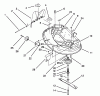 Toro 71191 (13-38HXL) - 13-38HXL Lawn Tractor, 1995 (5900001-5910000) Ersatzteile HOUSING & SPINDLE ASSEMBLY (38" CUTTING UNIT) (MODEL NO. 71213 ONLY)