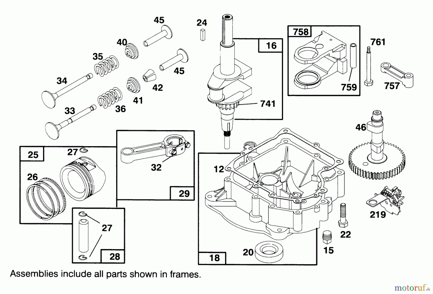 Toro Neu Mowers, Lawn & Garden Tractor Seite 1 71213 (13-38HXL) - Toro 13-38HXL Lawn Tractor, 1995 (59100001-59999999) ENGINE BRIGGS & STRATTON MODEL 28M707-0122-01 #2