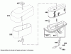 Toro 71191 (13-38HXL) - 13-38HXL Lawn Tractor, 1995 (5910001-5999999) Ersatzteile ENGINE BRIGGS & STRATTON MODEL 28M707-0122-01 #4