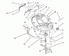 Toro 71191 (13-38HXL) - 13-38HXL Lawn Tractor, 1995 (5910001-5999999) Ersatzteile HOUSING & SPINDLE ASSEMBLY (38" CUTTING UNIT)(MODEL NO. 71191 ONLY)