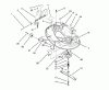 Toro 71191 (13-38HXL) - 13-38HXL Lawn Tractor, 1995 (5910001-5999999) Ersatzteile HOUSING & SPINDLE ASSEMBLY (38" CUTTING UNIT)(MODEL NO. 71213 ONLY)