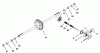 Toro 71192 (15-44HXL) - 15-44HXL Lawn Tractor, 1996 (6900001-6999999) Ersatzteile HYDRO TRANSAXLE ASSEMBLY #2