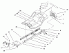 Toro 71217 (14-38HXL) - 14-38HXL Lawn Tractor, 1996 (6900001-6999999) Ersatzteile FRAME & BODY ASSEMBLY