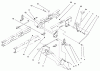 Toro 71217 (14-38HXL) - 14-38HXL Lawn Tractor, 1996 (6900001-6999999) Ersatzteile HEIGHT OF CUT COMPONENTS ASSEMBLY