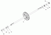 Toro 71217 (14-38HXL) - 14-38HXL Lawn Tractor, 1996 (6900001-6999999) Ersatzteile HYDRO TRANSAXLE ASSEMBLY #3