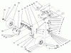 Toro 71217 (14-38HXL) - 14-38HXL Lawn Tractor, 1996 (6900001-6999999) Ersatzteile STEERING COMPONENTS ASSEMBLY