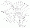 Toro 71193 (14-38HXL) - 14-38HXL Lawn Tractor, 1997 (7900001-7999999) Ersatzteile DECK ASSEMBLY (38" CUTTING UNIT)