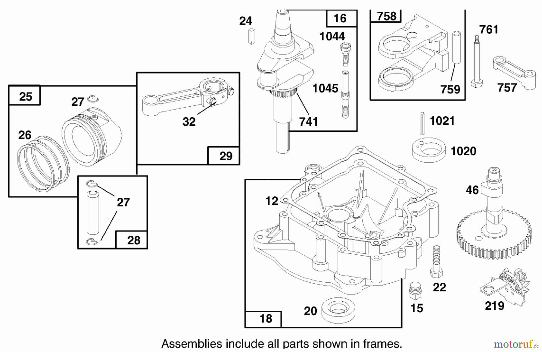 Toro Neu Mowers, Lawn & Garden Tractor Seite 1 71193 (14-38HXL) - Toro 14-38HXL Lawn Tractor, 1997 (7900001-7999999) ENGINE BRIGGS & STRATTON MODEL 28N707-0131-01 #3