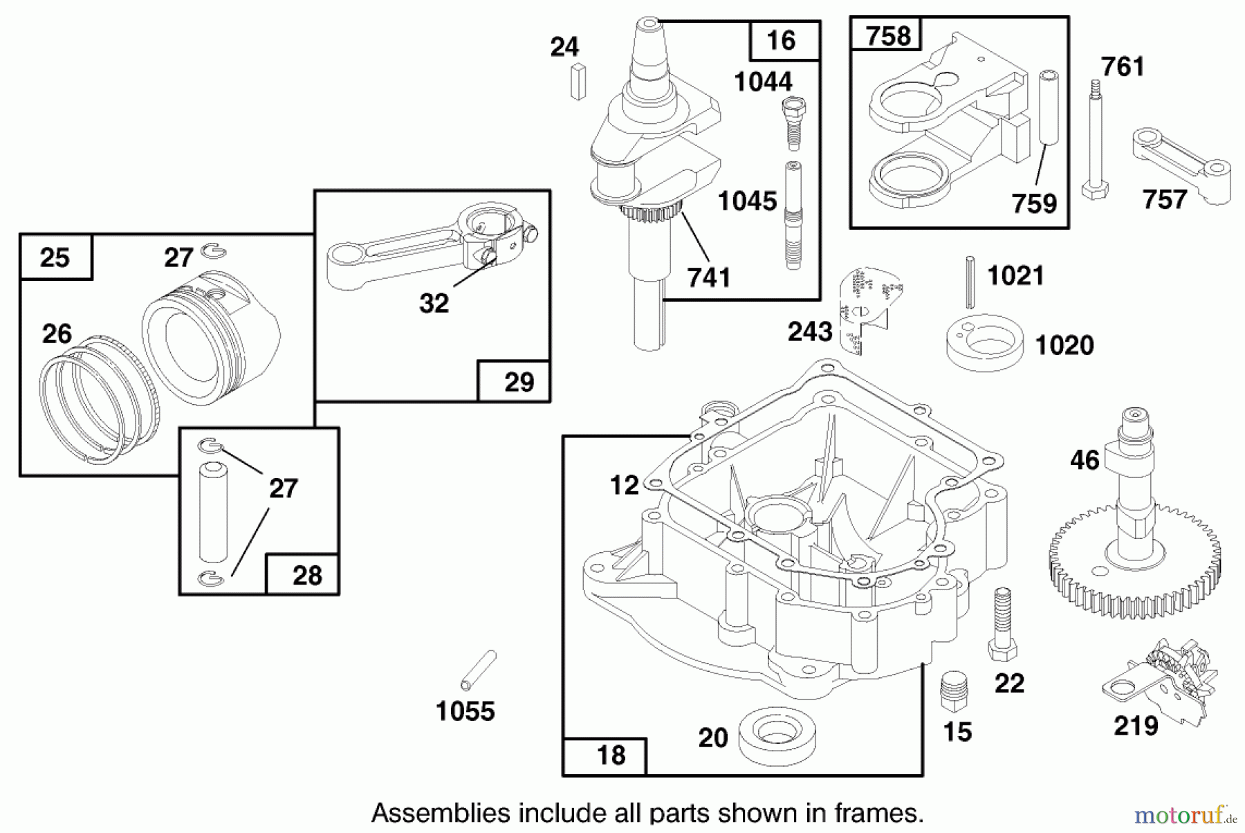  Toro Neu Mowers, Lawn & Garden Tractor Seite 1 71193 (14-38HXL) - Toro 14-38HXL Lawn Tractor, 1997 (7900001-7999999) ENGINE BRIGGS & STRATTON MODEL 28N777-0174-01 #3