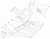 Toro 71193 (14-38HXL) - 14-38HXL Lawn Tractor, 1997 (7900001-7999999) Ersatzteile FRAME ASSEMBLY