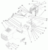 Toro 71193 (14-38HXL) - 14-38HXL Lawn Tractor, 1997 (7900001-7999999) Ersatzteile HOOD ASSEMBLY