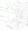 Toro 71193 (14-38HXL) - 14-38HXL Lawn Tractor, 1997 (7900001-7999999) Ersatzteile SEAT ASSEMBLY